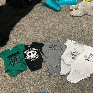 Halloween horror themed onesies